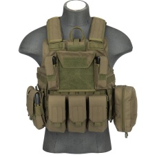 AMA Rapid Response Maritime MOLLE Tactical Vest [1000D] - OD GREEN