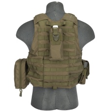 AMA Rapid Response Maritime MOLLE Tactical Vest [1000D] - OD GREEN