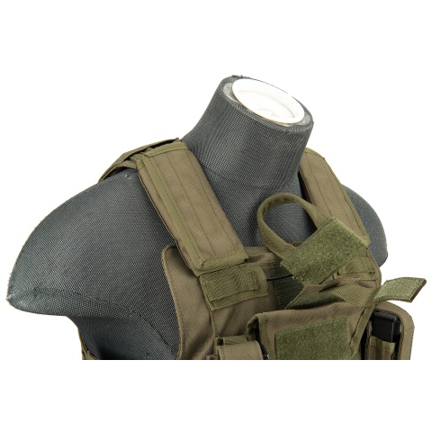 AMA Rapid Response Maritime MOLLE Tactical Vest [1000D] - OD GREEN