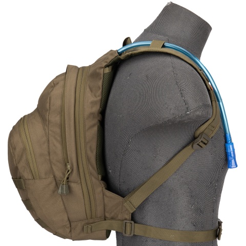 AMA Alpha-7 MOLLE Hydration Pack w/ Bladder - OD GREEN