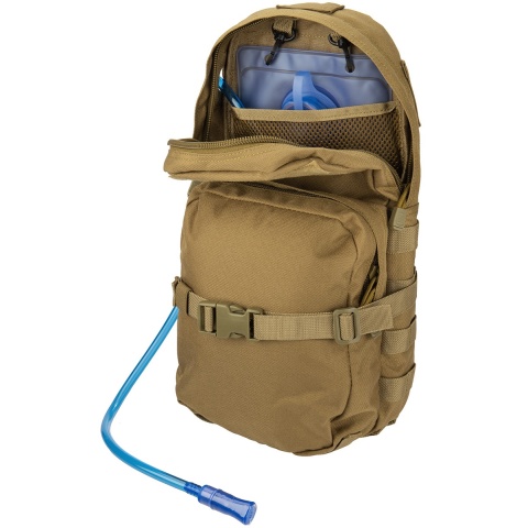 Alpha-8 MOLLE Hydration Pack w/ Bladder - TAN