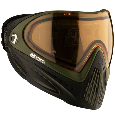 Dye i4 Pro Airsoft Full Face Mask (Color: Black-Olive / SRGNT Thermal Lens)