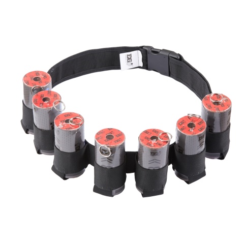 Enola Gaye Lucky 7 Smoke Grenade Belt (Color: Black)