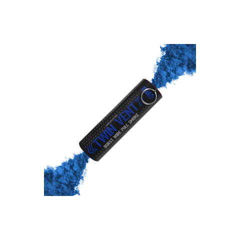 Enola Gaye Twin Vent Burst High Output Airsoft Wire Pull Smoke Grenade (Color: Blue)