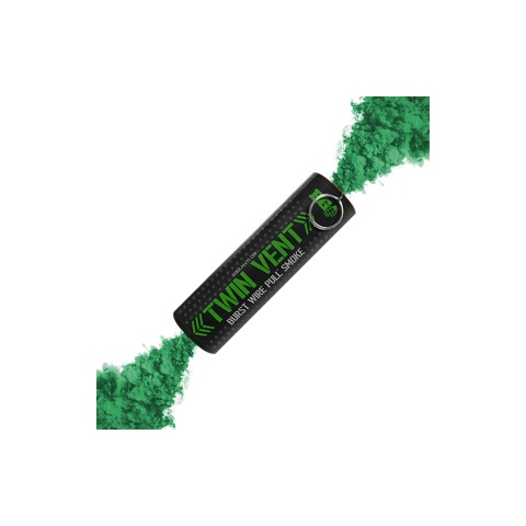 Enola Gaye Twin Vent Burst High Output Airsoft Wire Pull Smoke Grenade (Color: Green)