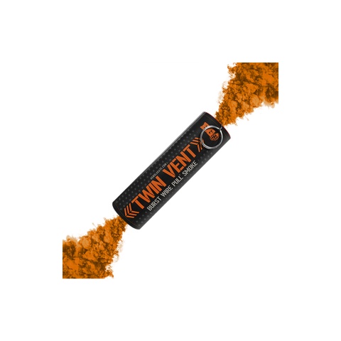 Enola Gaye Twin Vent Burst High Output Airsoft Wire Pull Smoke Grenade (Color: Orange)