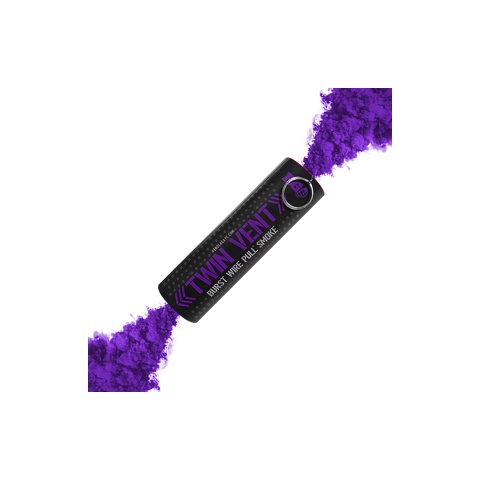 Enola Gaye Twin Vent Burst High Output Airsoft Wire Pull Smoke Grenade (Color: Purple)