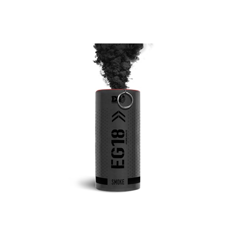 Enola Gaye EG18 High Output Airsoft Wire Pull Large Smoke Grenade (Color: Black)
