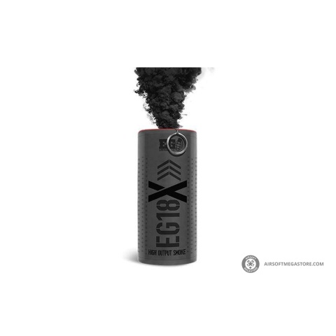 Enola Gaye EG18X Extreme Output Airsoft Wire Pull Large Smoke Grenade (Color: Black)