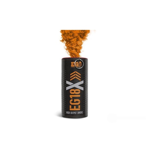 Enola Gaye EG18X Extreme Output Airsoft Wire Pull Large Smoke Grenade (Color: Orange)