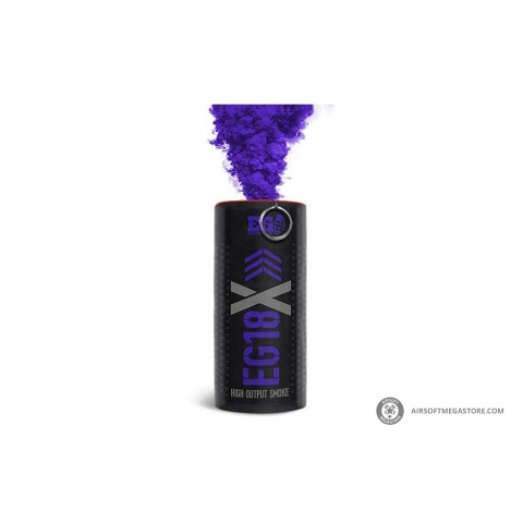 Enola Gaye EG18X Extreme Output Airsoft Wire Pull Large Smoke Grenade (Color: Purple)