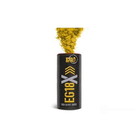 Enola Gaye EG18X Extreme Output Airsoft Wire Pull Large Smoke Grenade (Color: Yellow)