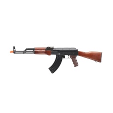 E&L Airsoft New Essential Version AKM Airsoft AEG Rifle w/ Real Wood Furniture (Color: Black)