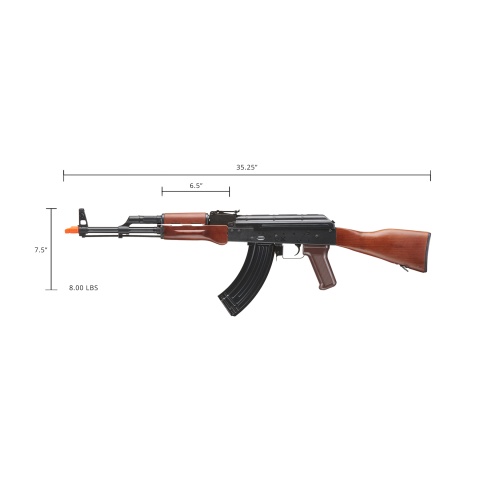 E&L Airsoft New Essential Version AKM Airsoft AEG Rifle w/ Real Wood Furniture (Color: Black)