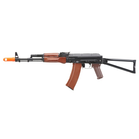 E&L Airsoft New Essential Version AKS-74N Airsoft AEG Rifle w/ Wood Handguard (Color: Black)