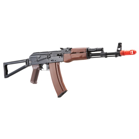 E&L Airsoft New Essential Version AKS-74N Airsoft AEG Rifle w/ Wood Handguard (Color: Black)