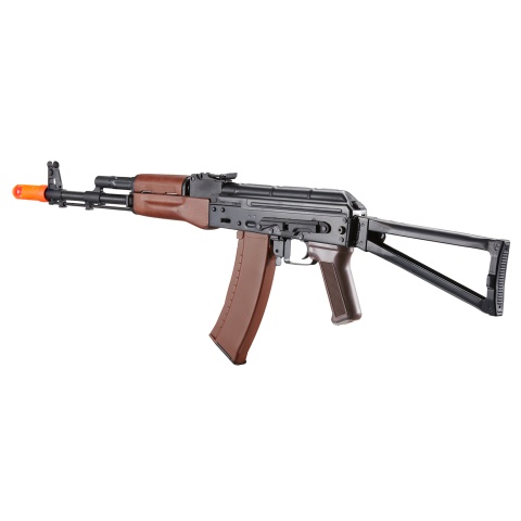 E&L Airsoft New Essential Version AKS-74N Airsoft AEG Rifle w/ Wood Handguard (Color: Black)
