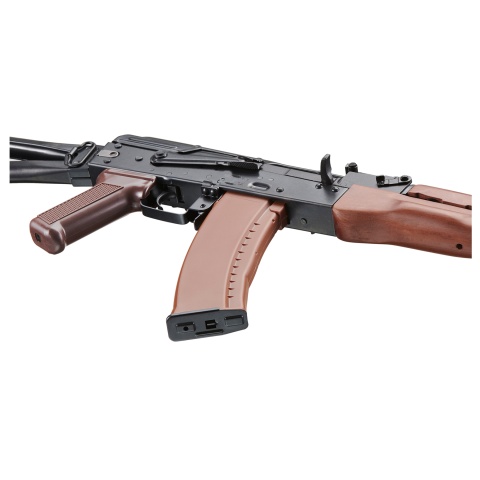 E&L Airsoft New Essential Version AKS-74N Airsoft AEG Rifle w/ Wood Handguard (Color: Black)