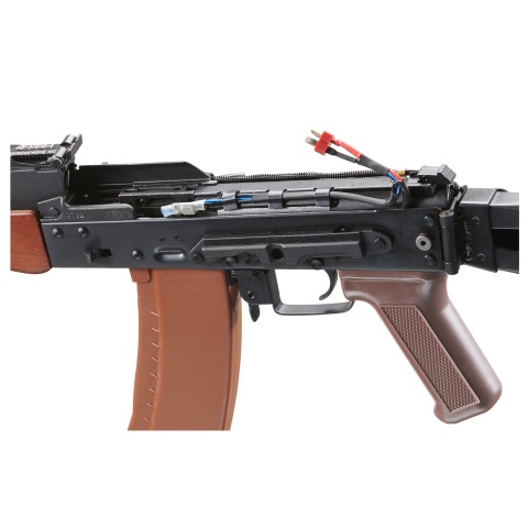 E&L Airsoft New Essential Version AKS-74N Airsoft AEG Rifle w/ Wood Handguard (Color: Black)