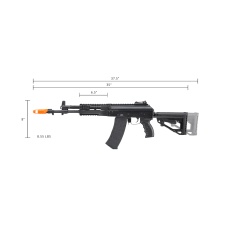 E&L AK-12 RAF Full Metal Airsoft AEG Rifle (Color: Black)