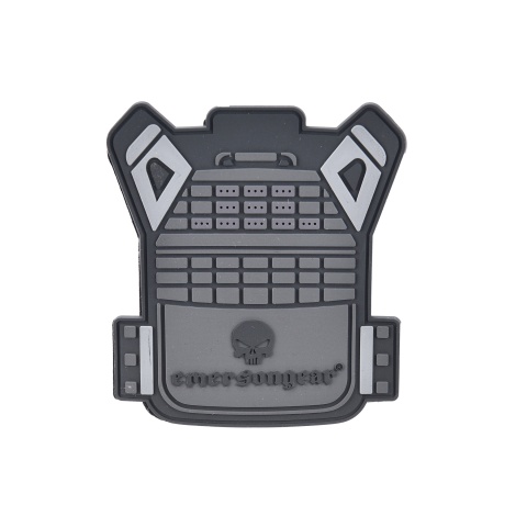 Emerson Gear Plate Carrier Vest PVC Morale Patch - BLACK