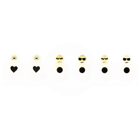Element Airsoft Warriors of Fortitude Metal Targets - Set of 6