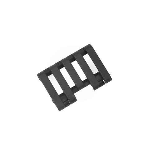 Element Rail Cover With Wire Loom 5-Slot - BLACK