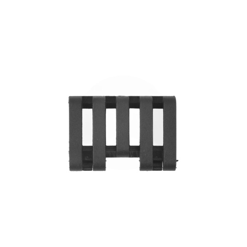 Element Rail Cover With Wire Loom 5-Slot - BLACK
