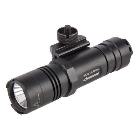 Opsmen FAST 302R WeaponLight 400-Lumen Flashlight for Picatinny Rail - BLACK