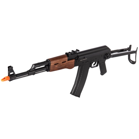 WellFire AK74 Co2 Blowback Rifle with Folding Stock (Color: Faux Wood)