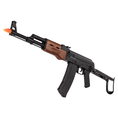WellFire AK74 Co2 Blowback Rifle with Folding Stock (Color: Faux Wood)
