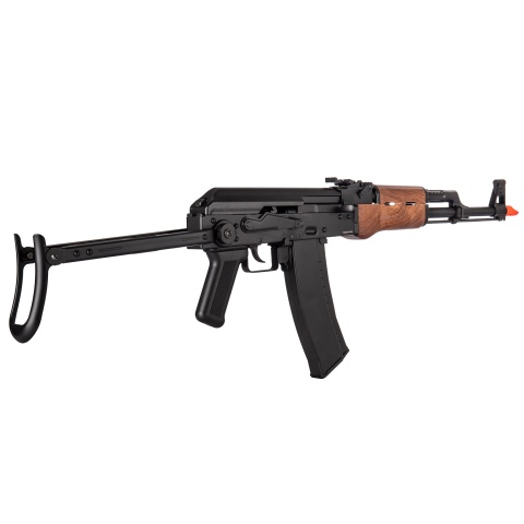 WellFire AK74 Co2 Blowback Rifle with Folding Stock (Color: Faux Wood)