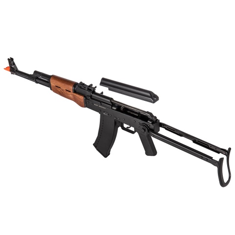 WellFire AK74 Co2 Blowback Rifle with Folding Stock (Color: Faux Wood)