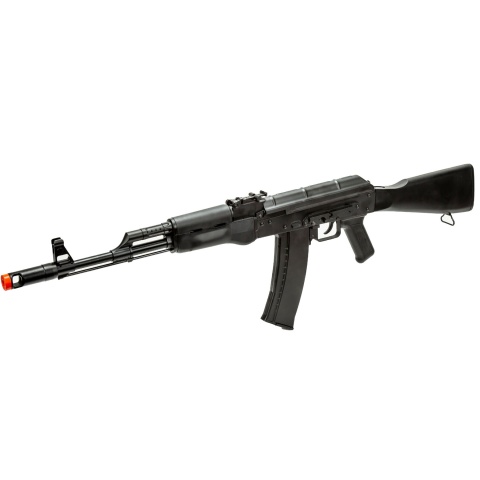 WellFire AK74 Co2 Blowback Airsoft Rifle with Fixed Stock (Color: Black)