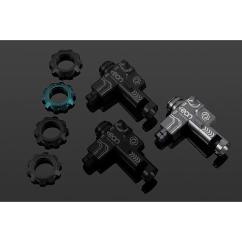 Gate EON Rotary Hop-Up Chamber - Titanium/Cyan