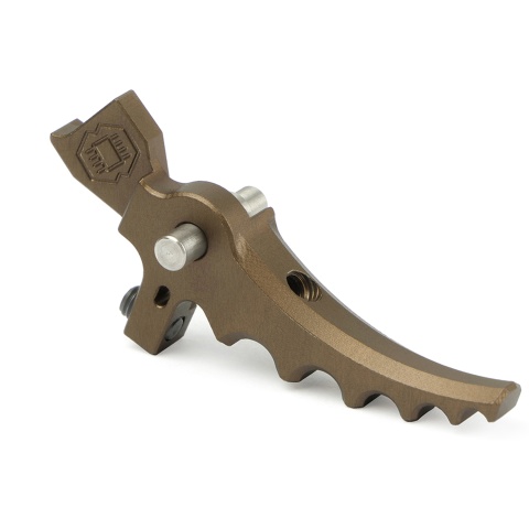 Gate Nova 2C1 CNC Machined Aluminum Adjustable Trigger (Color: Matte Dark Earth)
