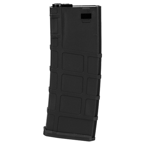 Lonex 200rd Mid Capacity M4/M16 Polymer Airsoft Magazine [6 Pack] - BLACK