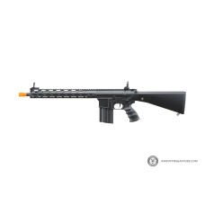 Golden Eagle Airsoft SR-25K w/ URX4 M-LOK Handguard & Full Stock - Black