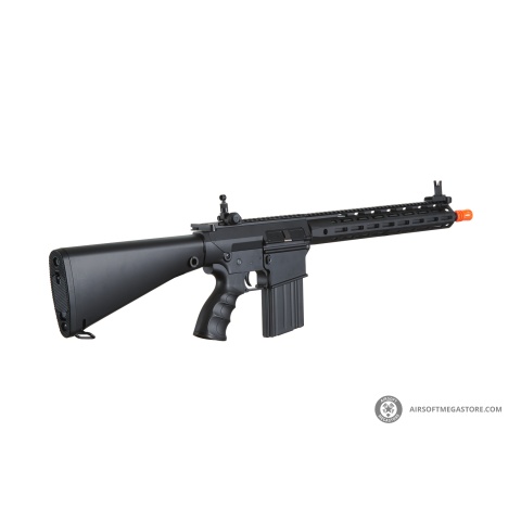 Golden Eagle Airsoft SR-25K w/ URX4 M-LOK Handguard & Full Stock - Black