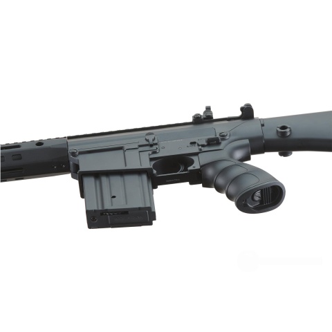 Golden Eagle Airsoft SR-25K w/ URX4 M-LOK Handguard & Full Stock - Black