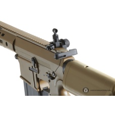 Golden Eagle Airsoft SR-25K w/ URX4 M-LOK Handguard & Crane Stock - Tan