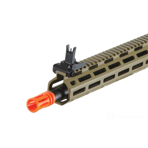 Golden Eagle Airsoft SR-25K w/ URX4 M-LOK Handguard & Crane Stock - Tan