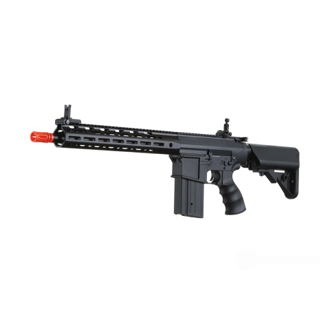 Golden Eagle Airsoft SR-25K w/ URX4 M-LOK Handguard & Crane Stock - Black