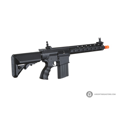 Golden Eagle Airsoft SR-25K w/ URX4 M-LOK Handguard & Crane Stock - Black