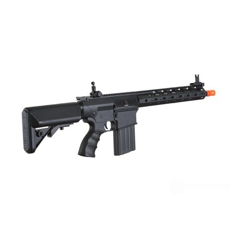 Golden Eagle Airsoft SR-25K w/ URX4 M-LOK Handguard & Crane Stock - Black