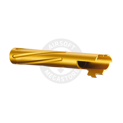 Golden Eagle Spiral and Fluted Outer Barrel for 5.1 Hi Capas (Gold)
