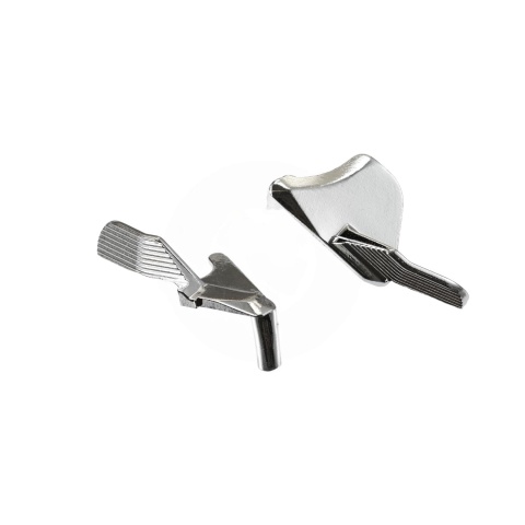 Golden Eagle Airsoft Ambidextrous Safety Levers (Silver)