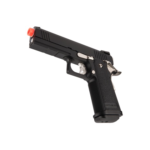 Golden Eagle IMF OPS-M.RP Hi-Capa Gas Blowback Airsoft Pistol (Color: Black)