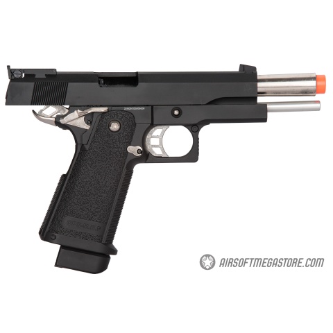 Golden Eagle 3302 OPS-MRP Hi-Capa 5.1 Gas Blowback Airsoft Pistol - BLACK