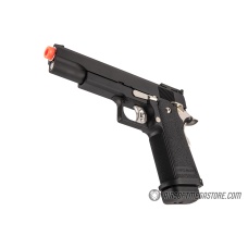 Golden Eagle 3302 OPS-MRP Hi-Capa 5.1 Gas Blowback Airsoft Pistol - BLACK